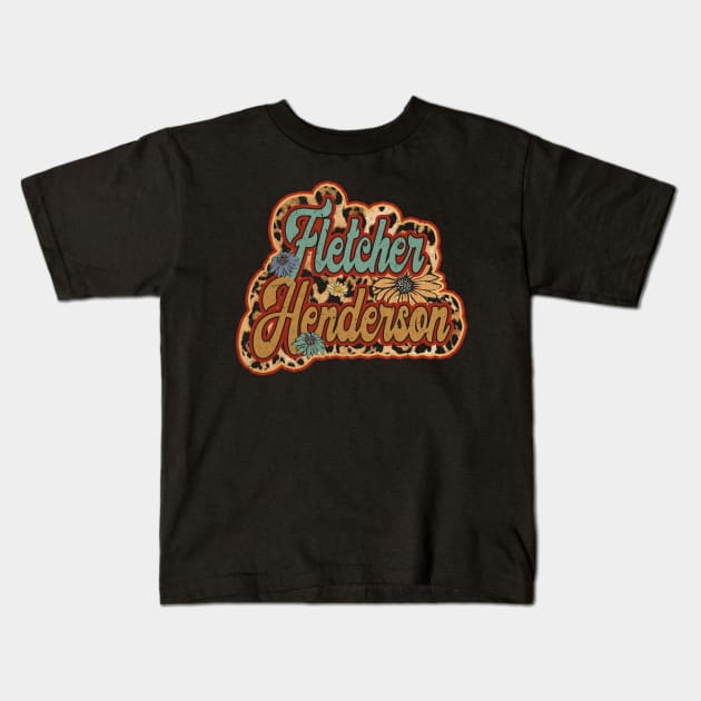 Vintage Fletcher Proud Name Henderson Personalized Birthday Retro Kids T-Shirt by Friday The 13th